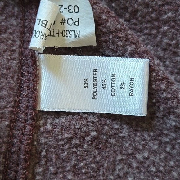 Winthrop University Quarter Zip Pullover Size Men's Large or Women's 1X - Picture 6 of 11